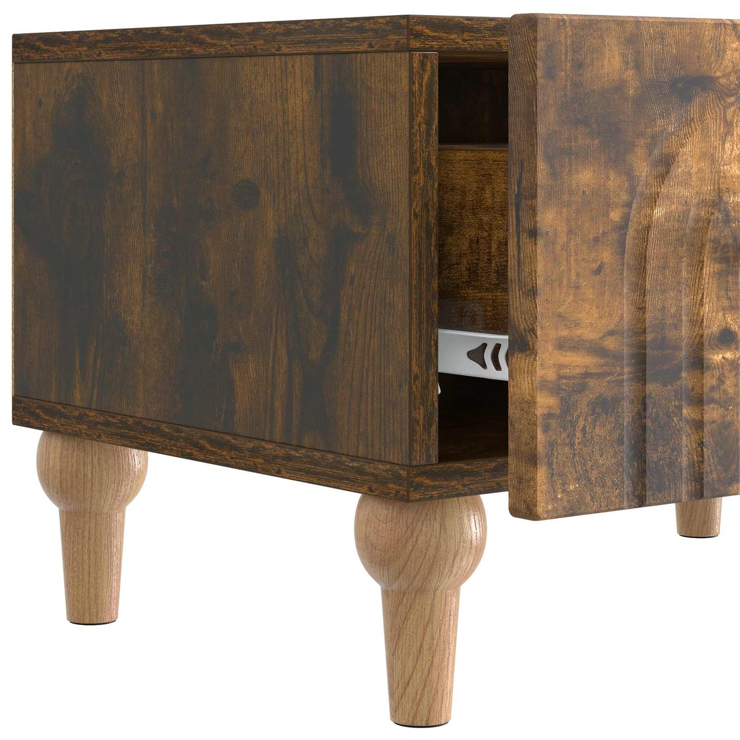 Mobile TV Rovere Fumo 147 x 34,5 x 30 cm Legno ingegnerizzato | homemem39