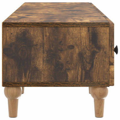 Mobile TV Rovere Fumo 147 x 34,5 x 30 cm Legno ingegnerizzato | homemem39