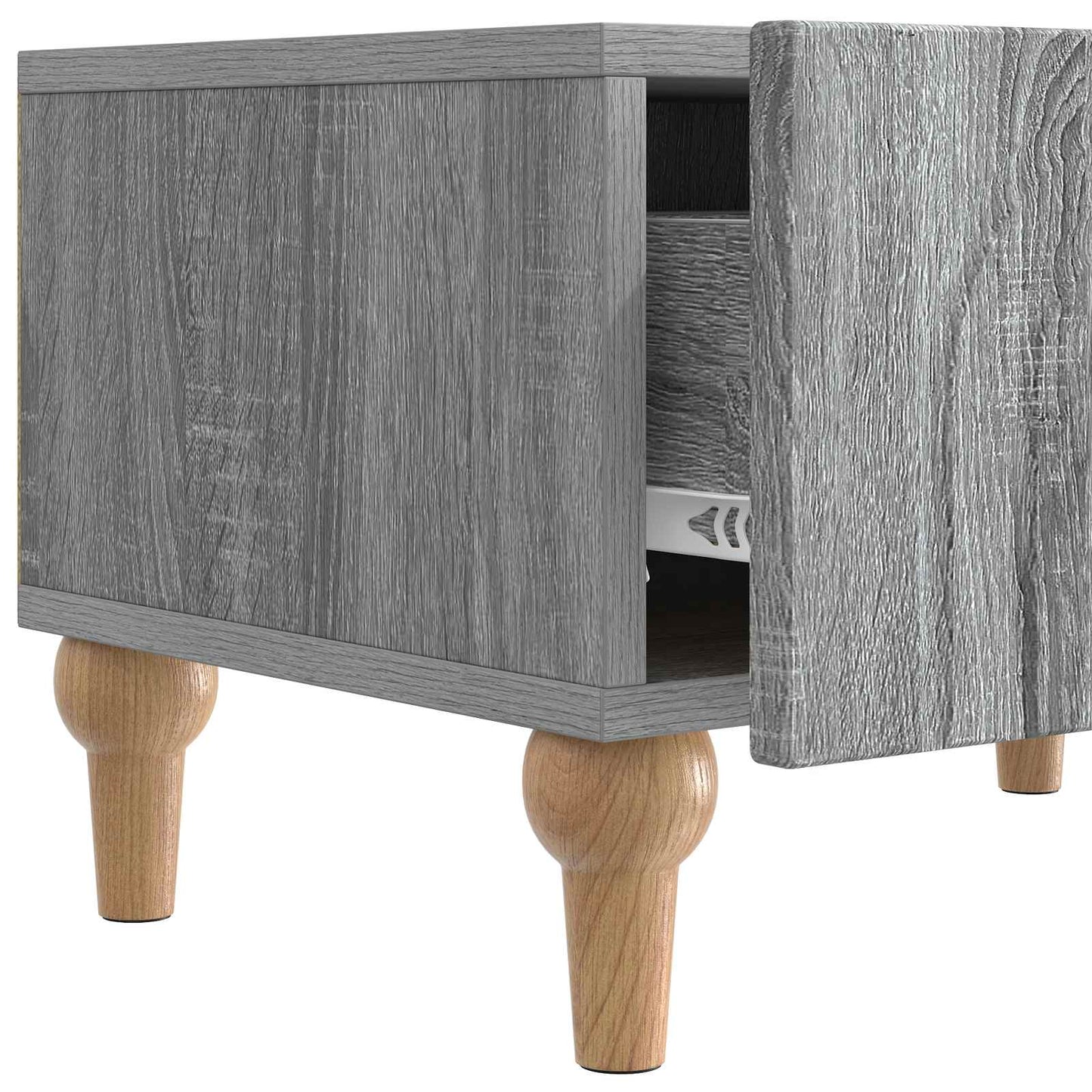 Mobile TV Grigio Sonoma 147 x 34,5 x 30 cm Legno ingegnerizzato | homemem39