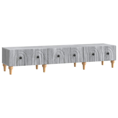 Mobile TV Grigio Sonoma 147 x 34,5 x 30 cm Legno ingegnerizzato | homemem39