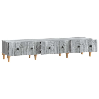 Mobile TV Grigio Sonoma 147 x 34,5 x 30 cm Legno ingegnerizzato | homemem39