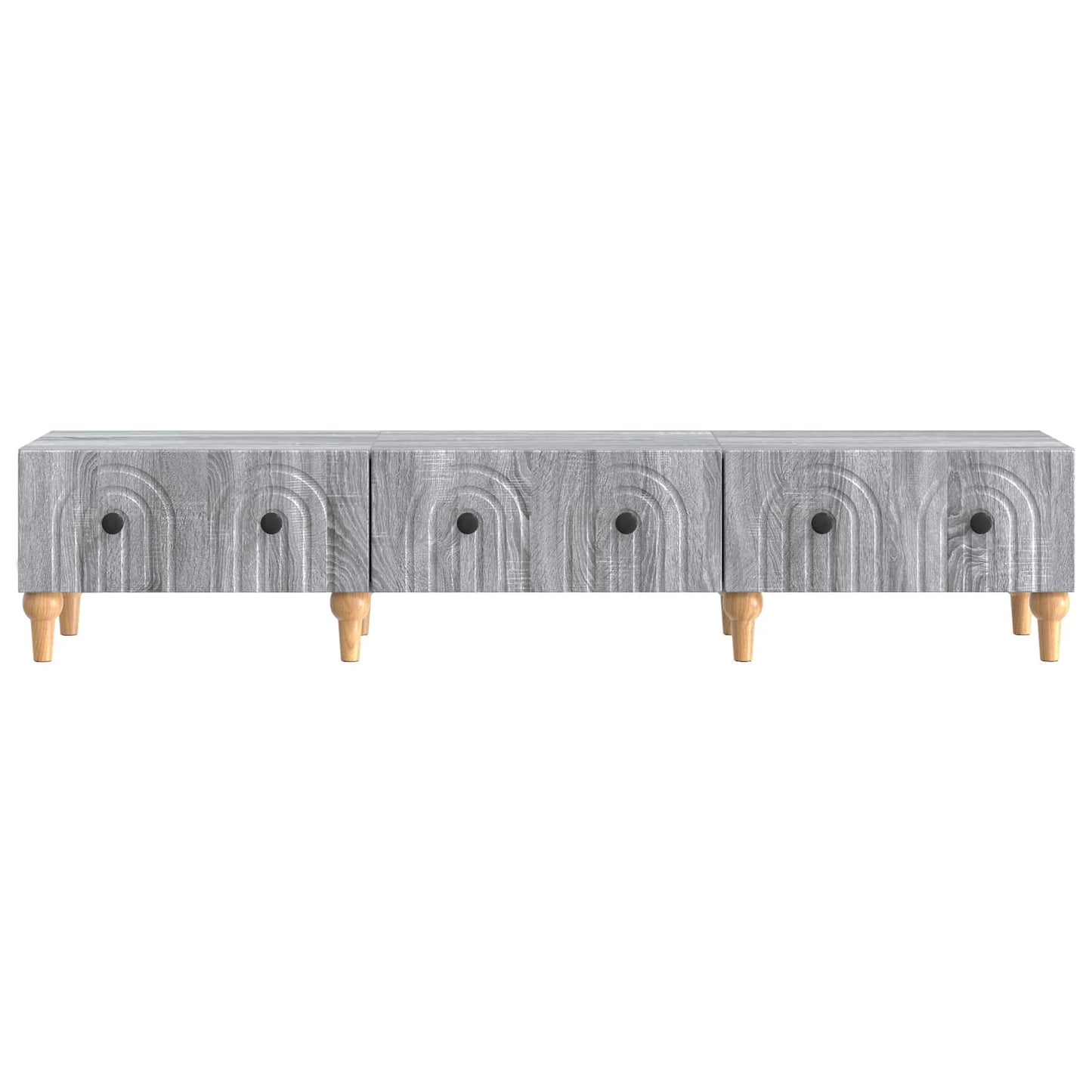 Mobile TV Grigio Sonoma 147 x 34,5 x 30 cm Legno ingegnerizzato | homemem39