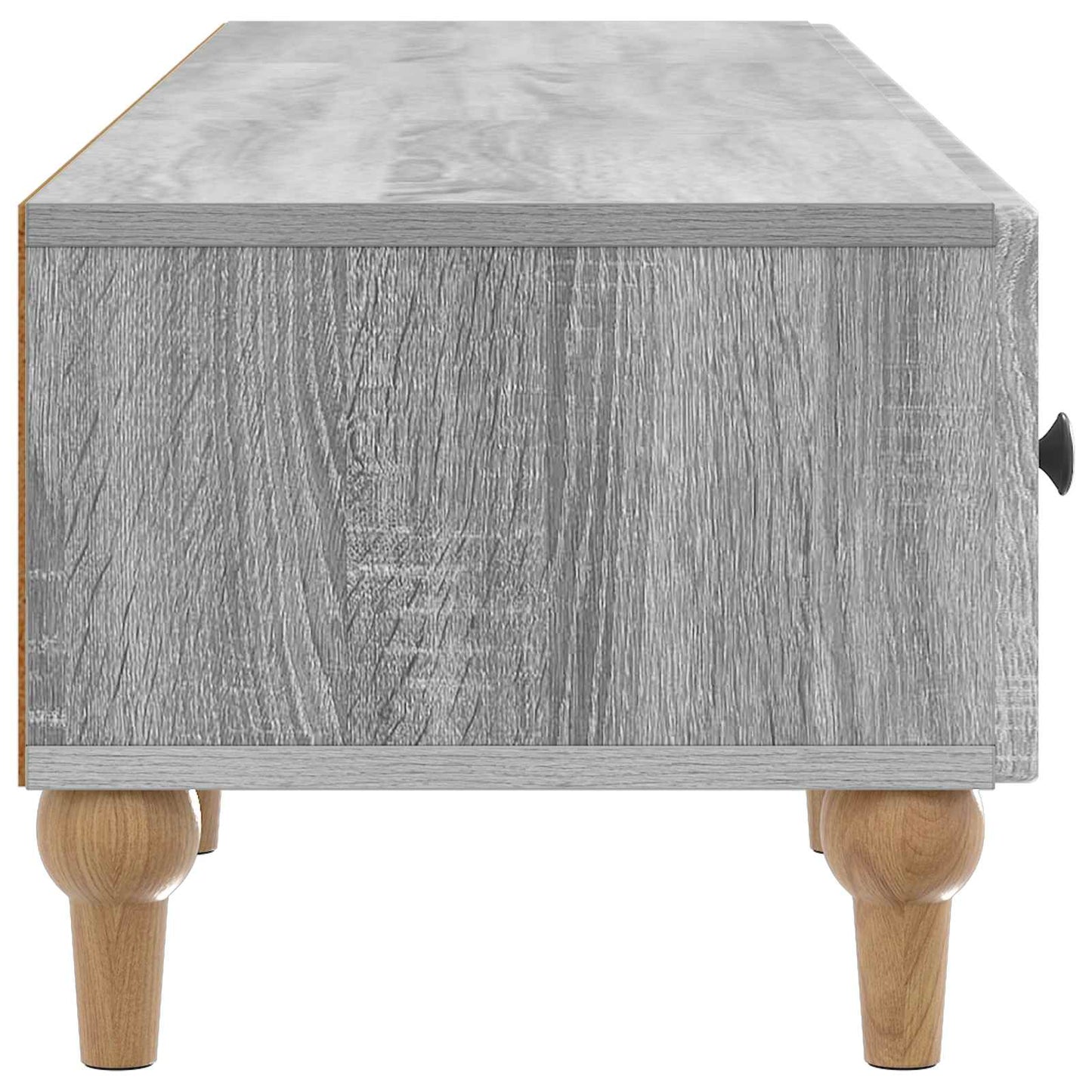 Mobile TV Grigio Sonoma 147 x 34,5 x 30 cm Legno ingegnerizzato | homemem39