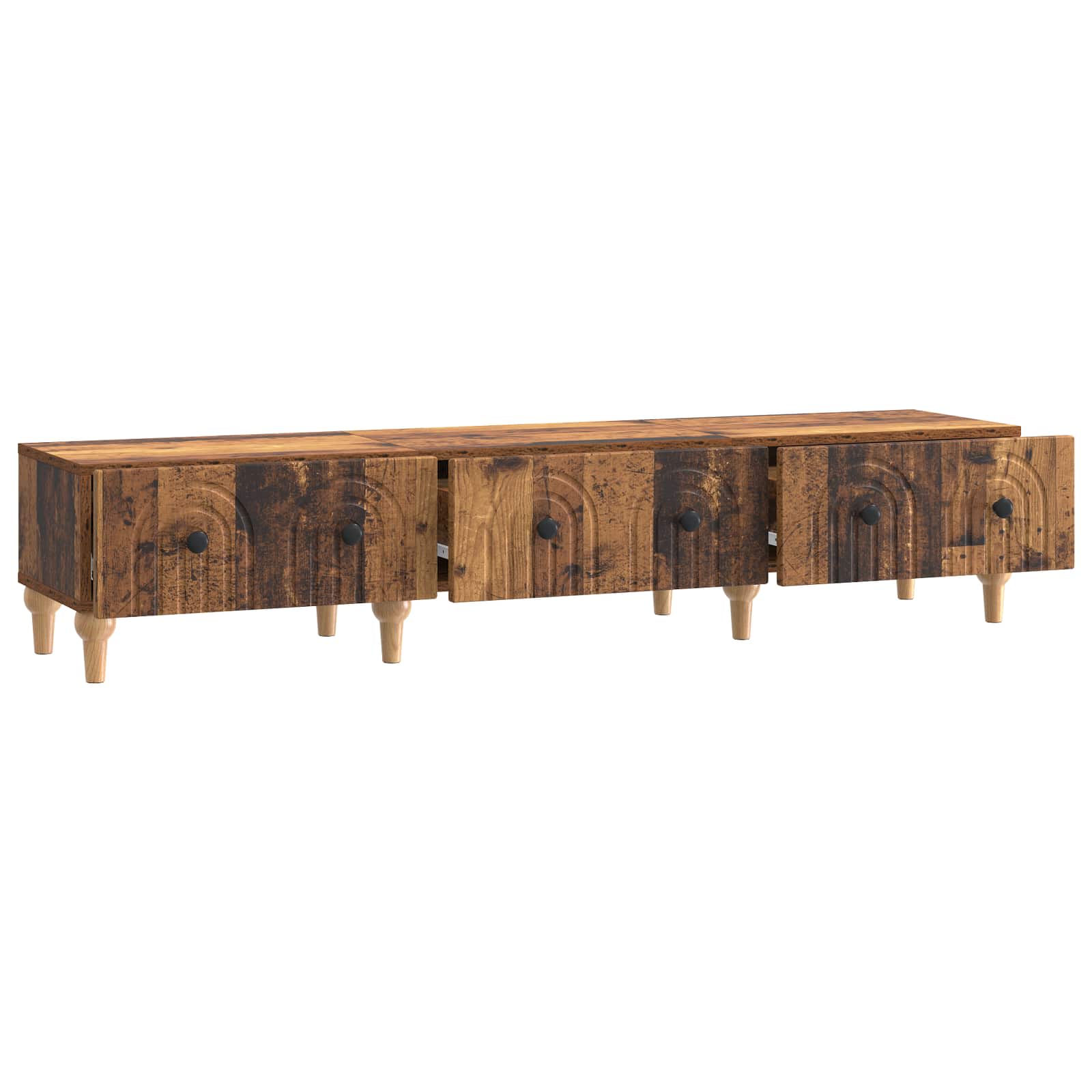 Mobile TV Legno antico 147 x 34,5 x 30 cm Legno ingegnerizzato | homemem39