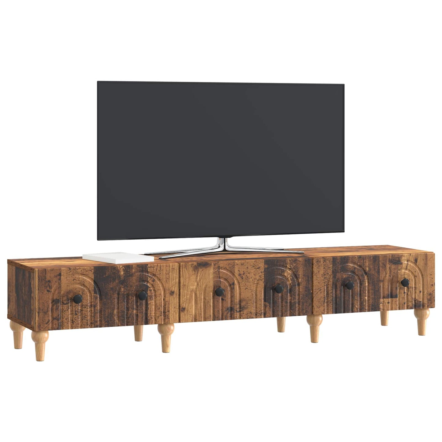 Mobile TV Legno antico 147 x 34,5 x 30 cm Legno ingegnerizzato | homemem39