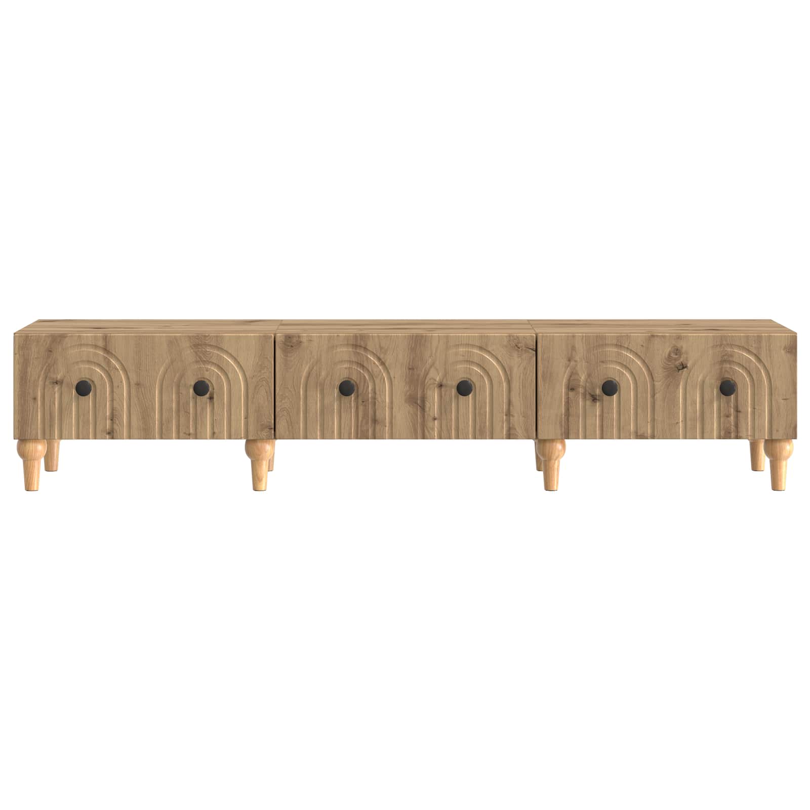 Mobile TV con cassetto Rovere Artigianale 147 x 34,5 x 30 cm | homemem39