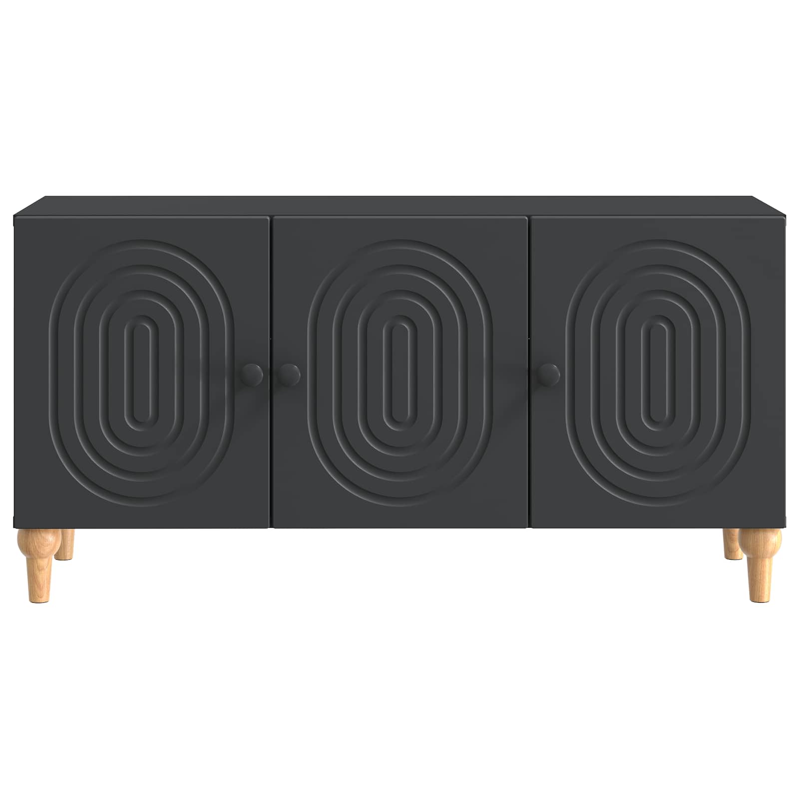 Mobile TV Nero 99 x 34,5 x 50 cm Legno ingegnerizzato | homemem39