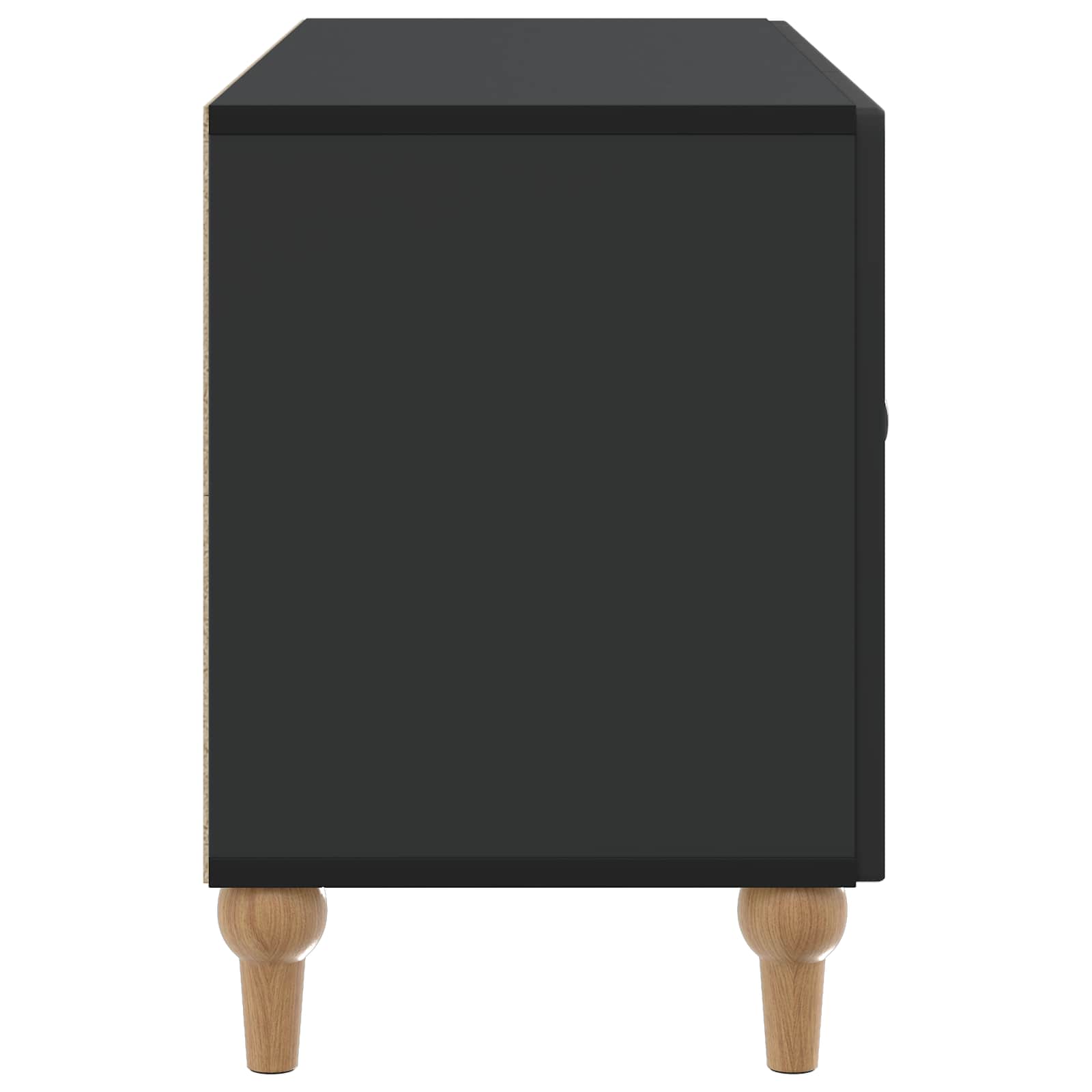 Mobile TV Nero 99 x 34,5 x 50 cm Legno ingegnerizzato | homemem39