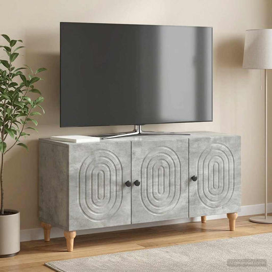 Mobile TV Grigio Cemento 99 x 34,5 x 50 cm Legno ingegnerizzato
