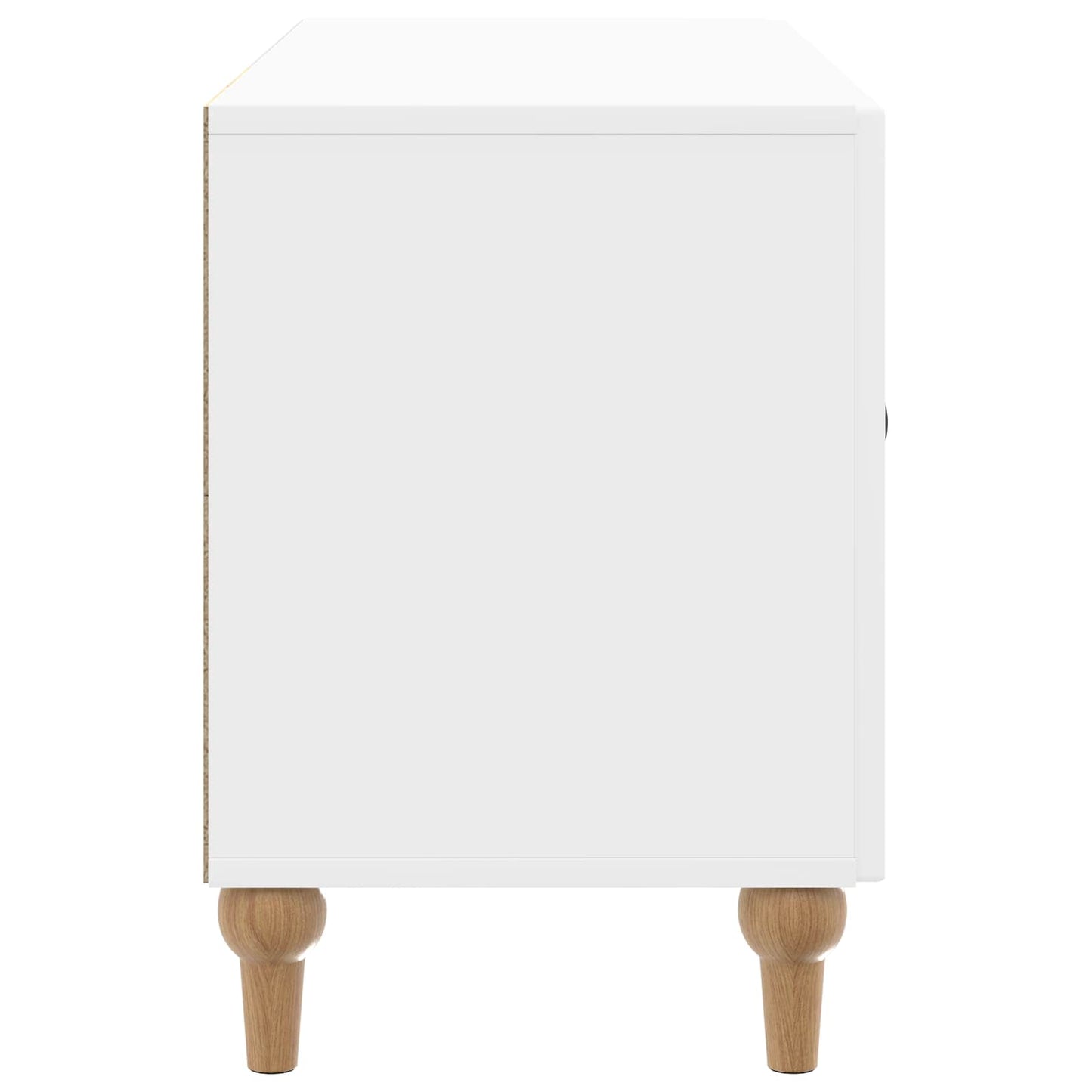 Mobile TV Bianco Lucido 99 x 34,5 x 50 cm Legno ingegnerizzato | homemem39