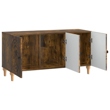 Mobile TV Rovere Fumo 99 x 34,5 x 50 cm Legno ingegnerizzato | homemem39