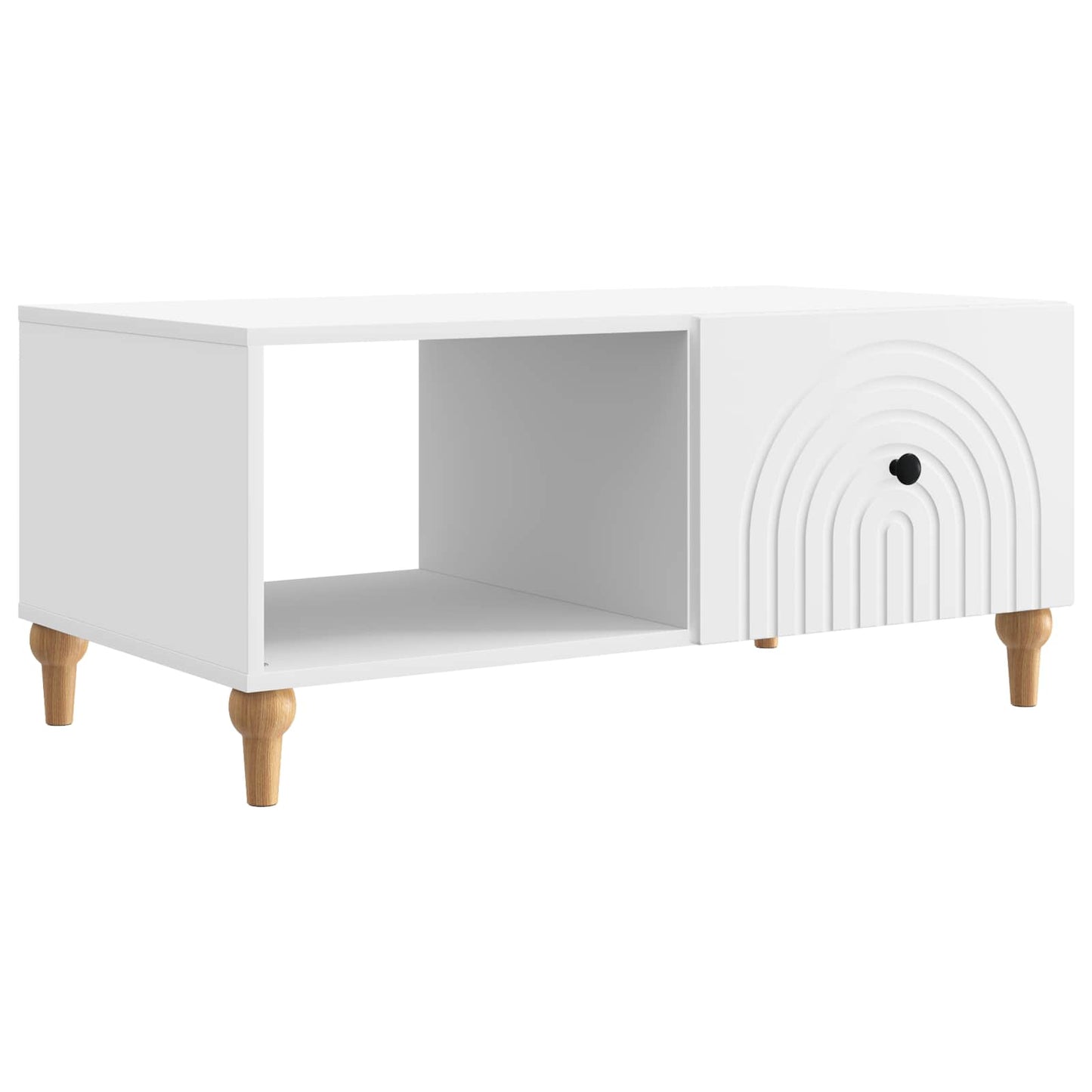 Tavolino da salotto Bianco 90 x 50 x 40 cm Legno ingegnerizzato | homemem39