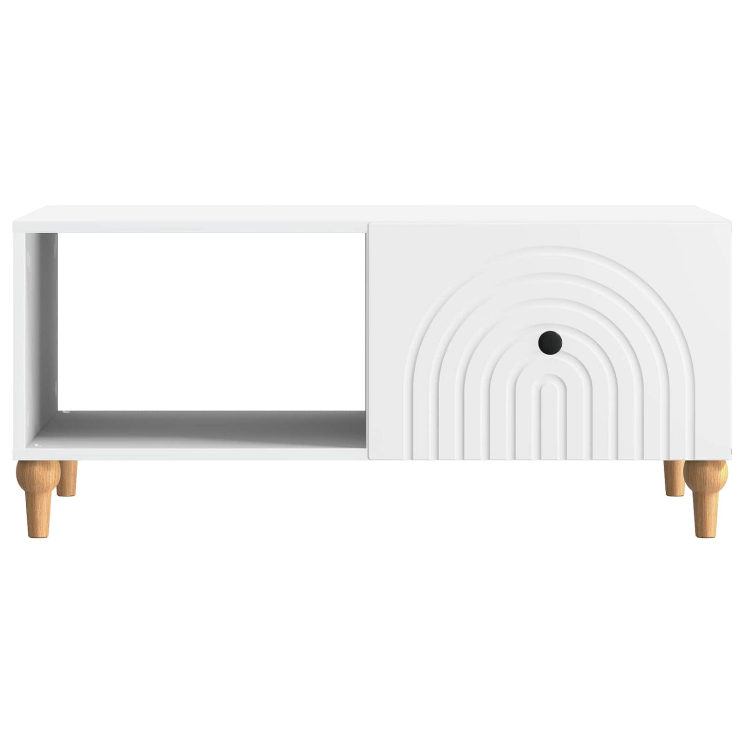 Tavolino da salotto Bianco 90 x 50 x 40 cm Legno ingegnerizzato | homemem39