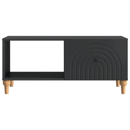 Tavolino da salotto Nero 90 x 50 x 40 cm Legno ingegnerizzato | homemem39
