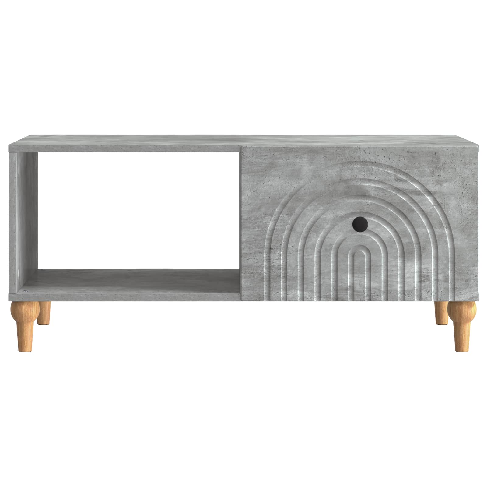 Tavolino da salotto Grigio Cemento 90 x 50 x 40 cm | homemem39