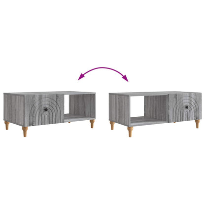 Tavolino da salotto Grigio Sonoma 90 x 50 x 40 cm | homemem39