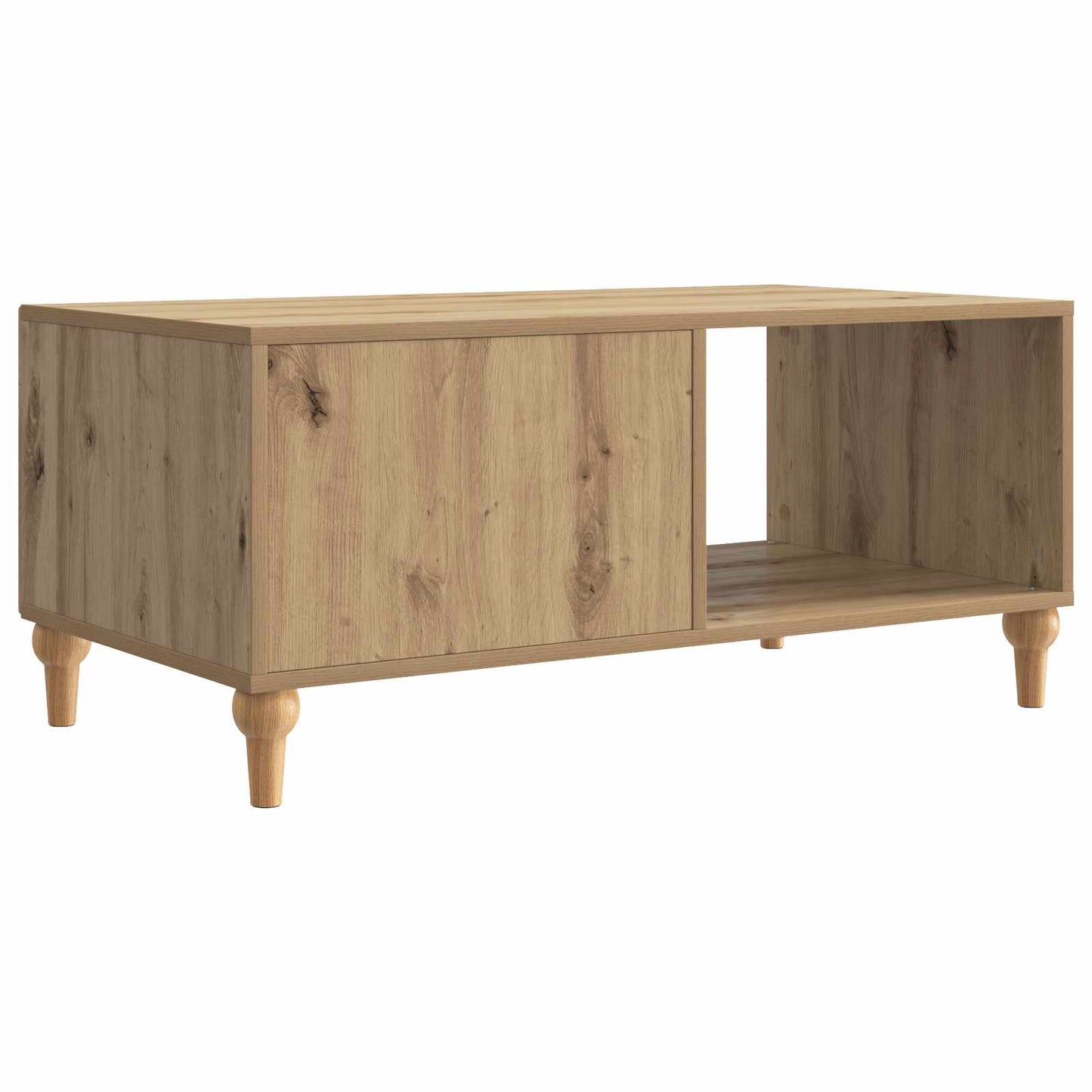 Tavolino da salotto Rovere Artigianale 90 x 50 x 40 cm | homemem39