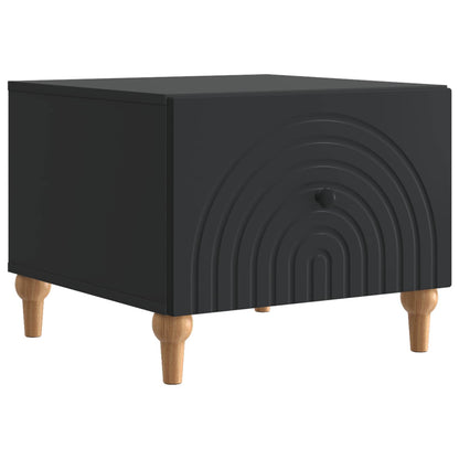 Tavolino da salotto Nero 49 x 50 x 40 cm Legno ingegnerizzato | homemem39