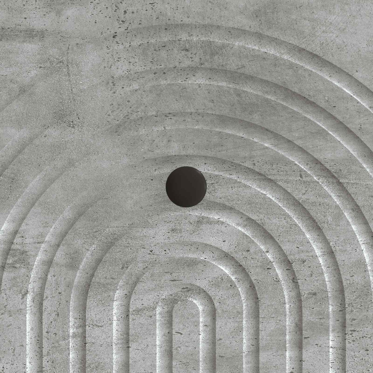 Tavolino da salotto con cassetto Grigio Cemento 49 x 50 x 40 cm