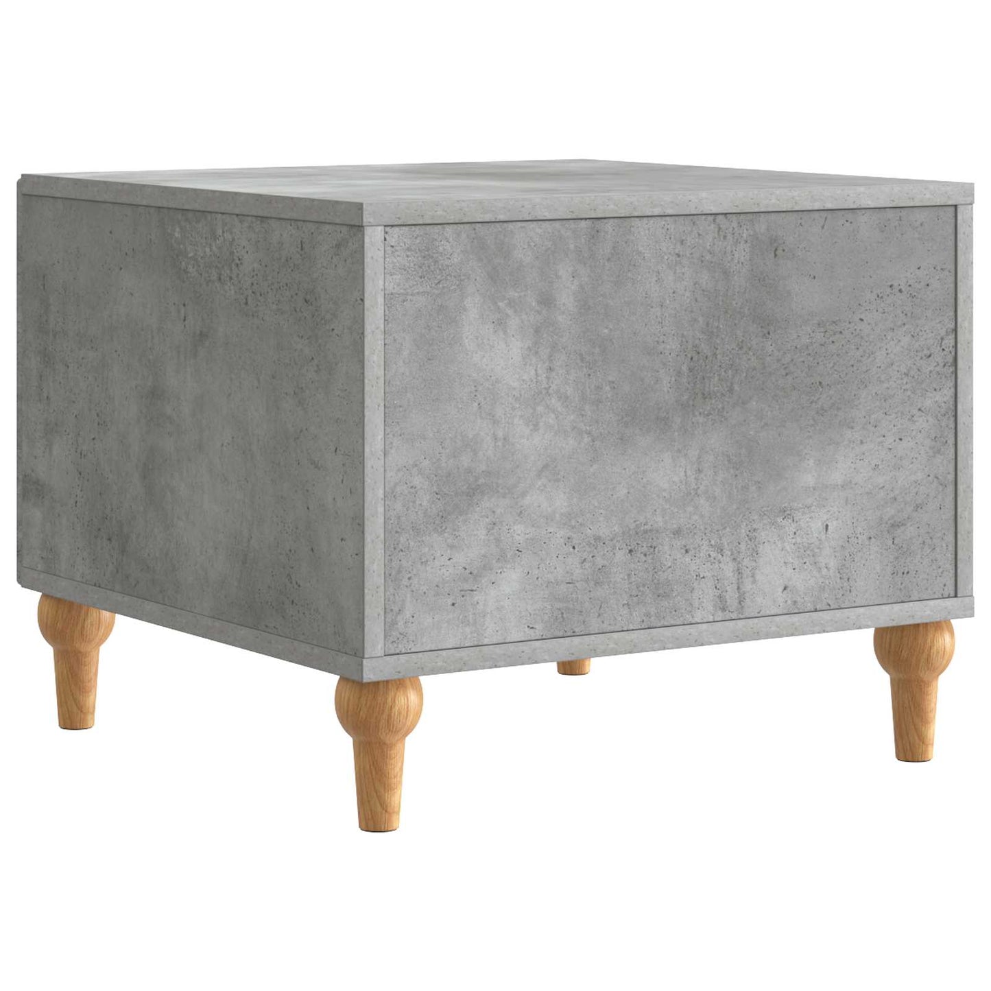 Tavolino da salotto con cassetto Grigio Cemento 49 x 50 x 40 cm