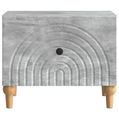 Tavolino da salotto con cassetto Grigio Cemento 49 x 50 x 40 cm | homemem39