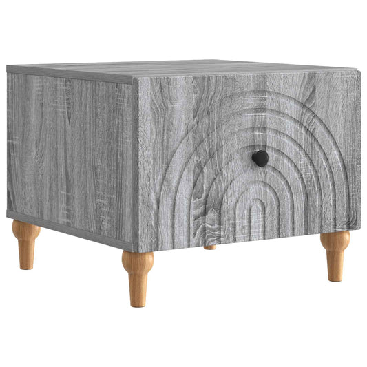 Tavolino da salotto con cassetto Grigio Sonoma 49 x 50 x 40 cm | homemem39