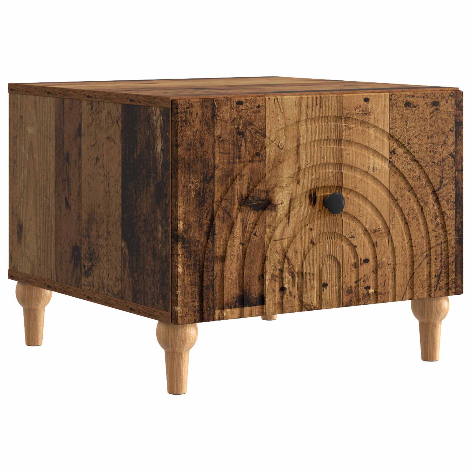 Tavolino da salotto con cassetto Legno antico 49 x 50 x 40 cm | homemem39