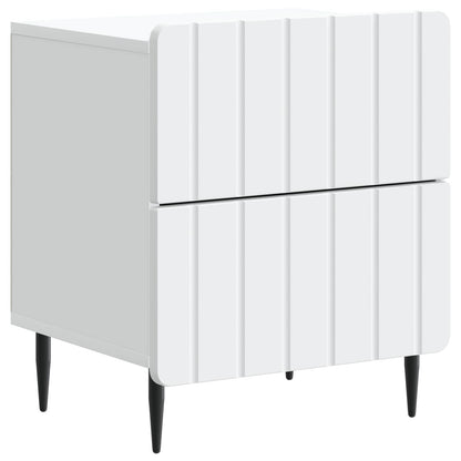 Armadio da Notte con cassetto Bianco 43 x 34,5 x 49,5 cm | homemem39