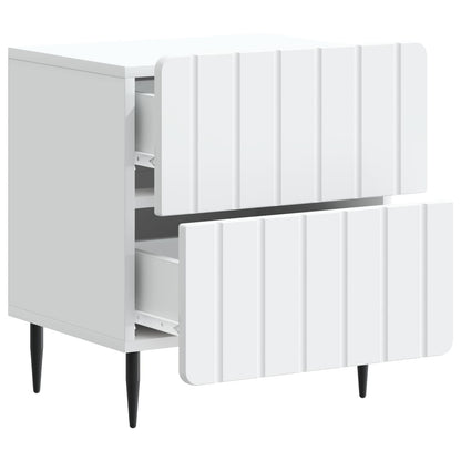 Armadio da Notte con cassetto Bianco 43 x 34,5 x 49,5 cm | homemem39