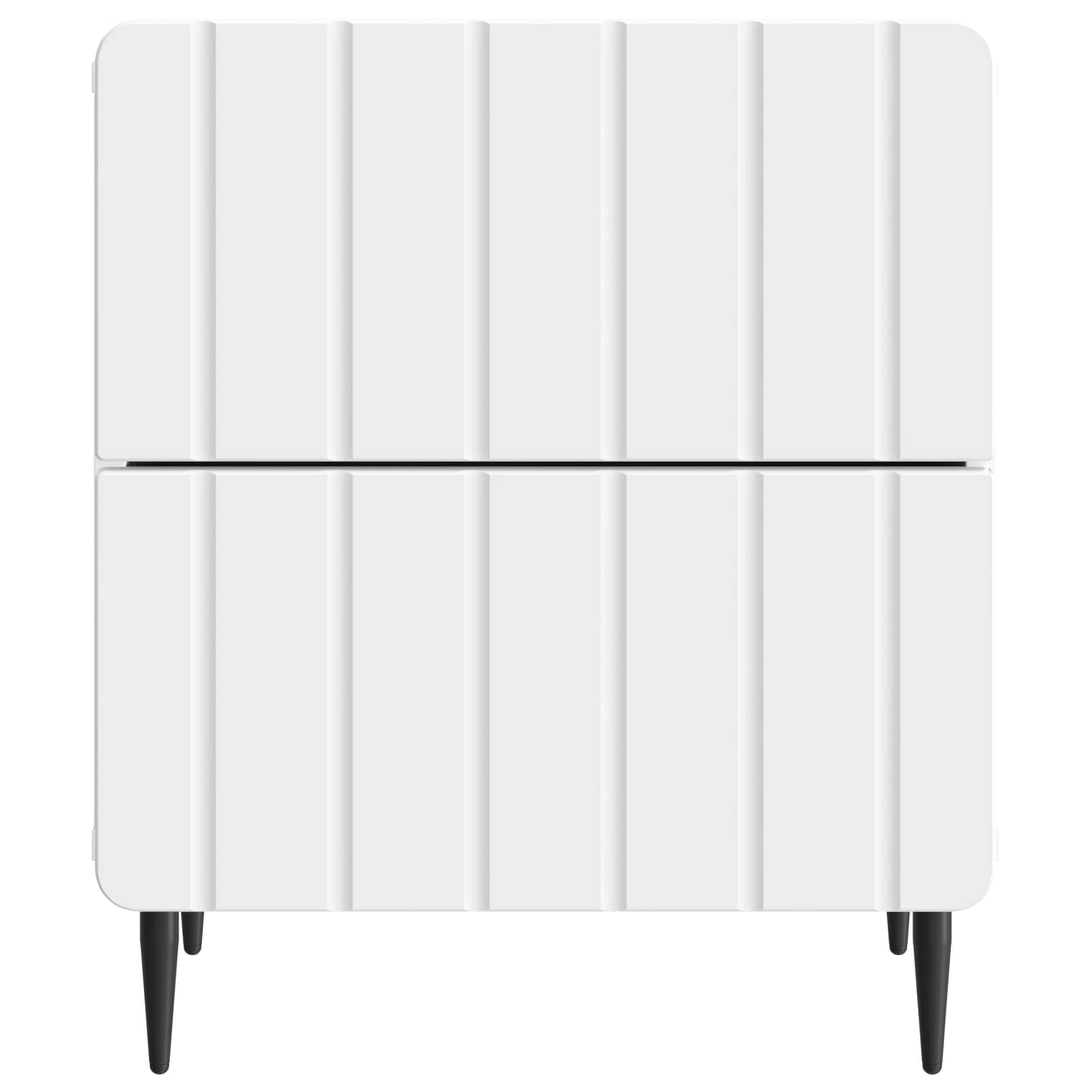 Armadio da Notte con cassetto Bianco 43 x 34,5 x 49,5 cm | homemem39