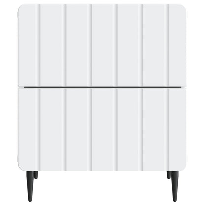 Armadio da Notte con cassetto Bianco 43 x 34,5 x 49,5 cm | homemem39