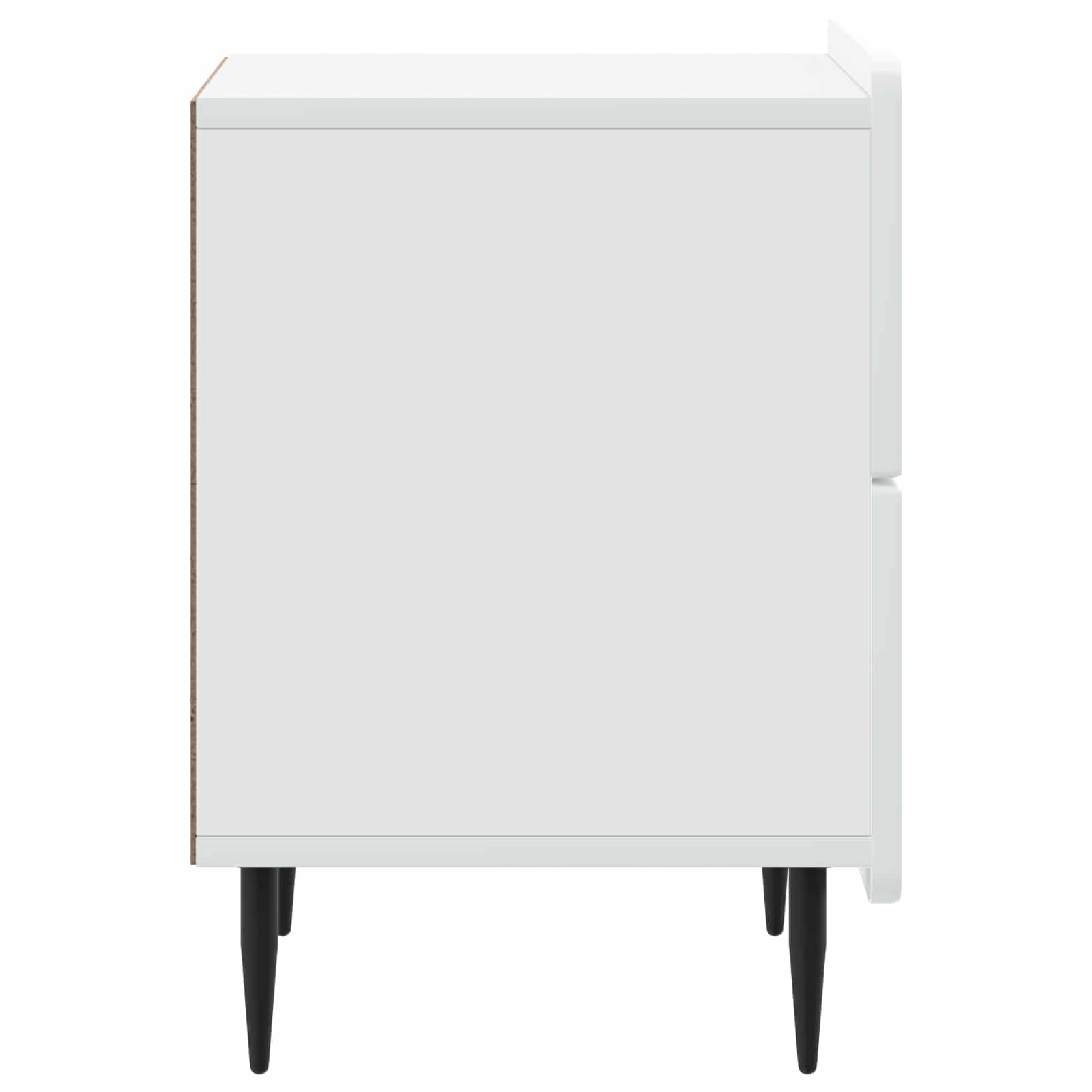Armadio da Notte con cassetto Bianco 43 x 34,5 x 49,5 cm | homemem39