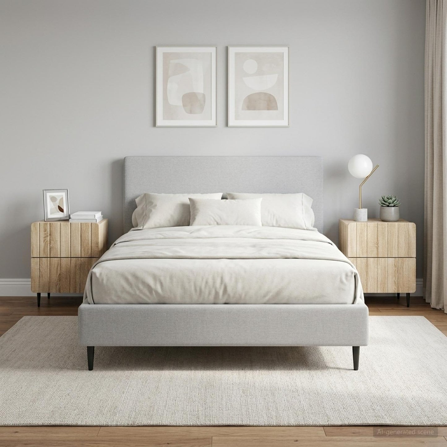 Armadio da Notte 2 pz Rovere Sonoma 43 x 34,5 x 49,5 cm