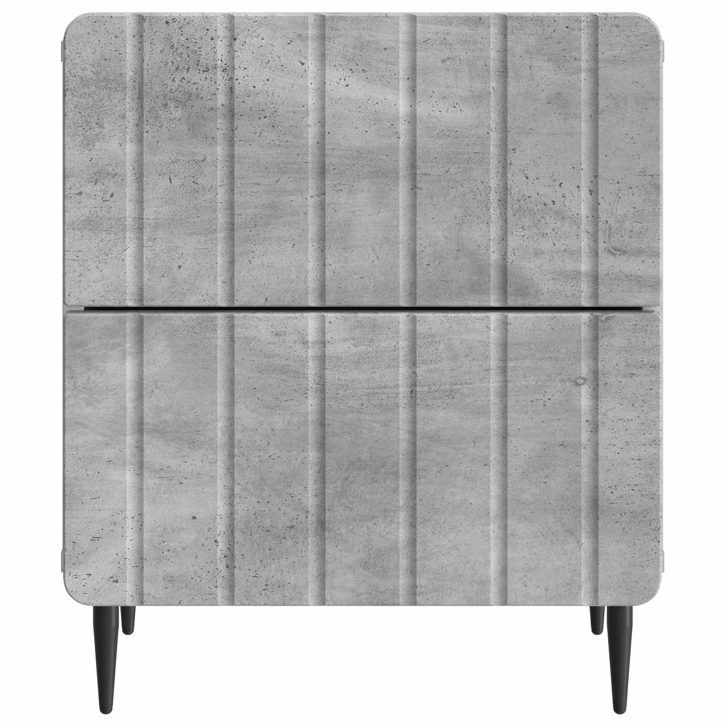 Armadio da Notte Grigio Cemento 43 x 34,5 x 49,5 cm | homemem39