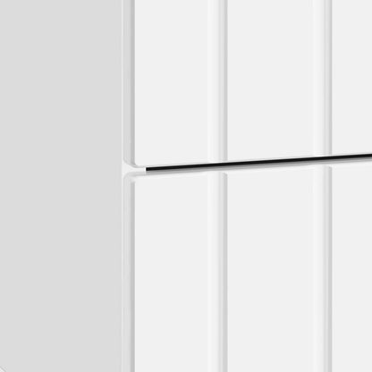 Armadio da Notte con cassetto Bianco Lucido 43 x 34,5 x 49,5 cm | homemem39