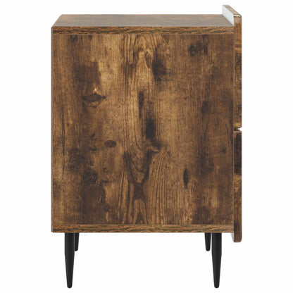 Armadio da Notte con cassetto Rovere Fumo 43 x 34,5 x 49,5 cm | homemem39