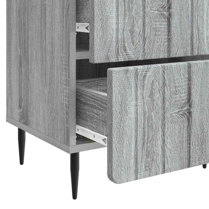Armadio da Notte con cassetto Grigio Sonoma 43 x 34,5 x 49,5 cm