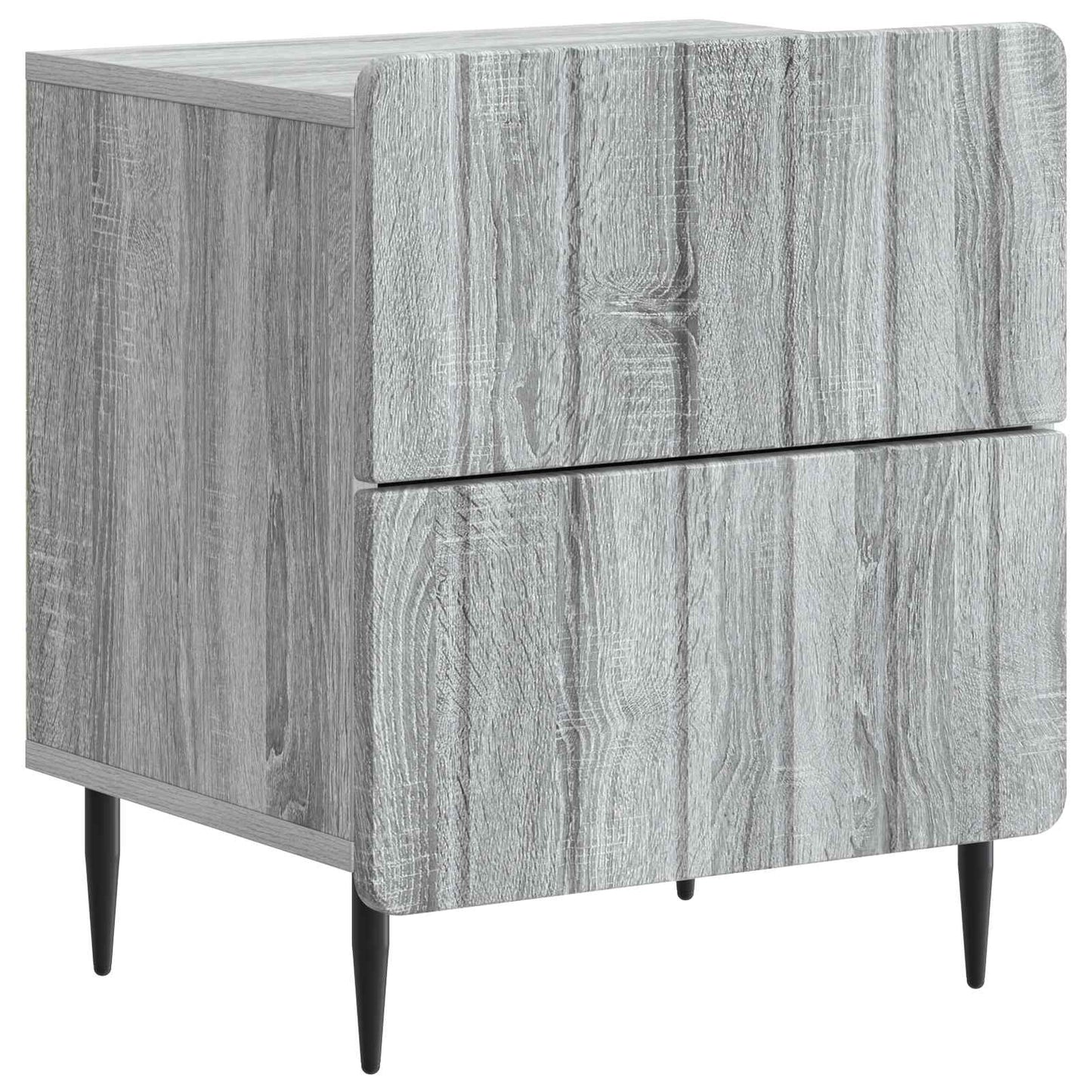 Armadio da Notte con cassetto Grigio Sonoma 43 x 34,5 x 49,5 cm