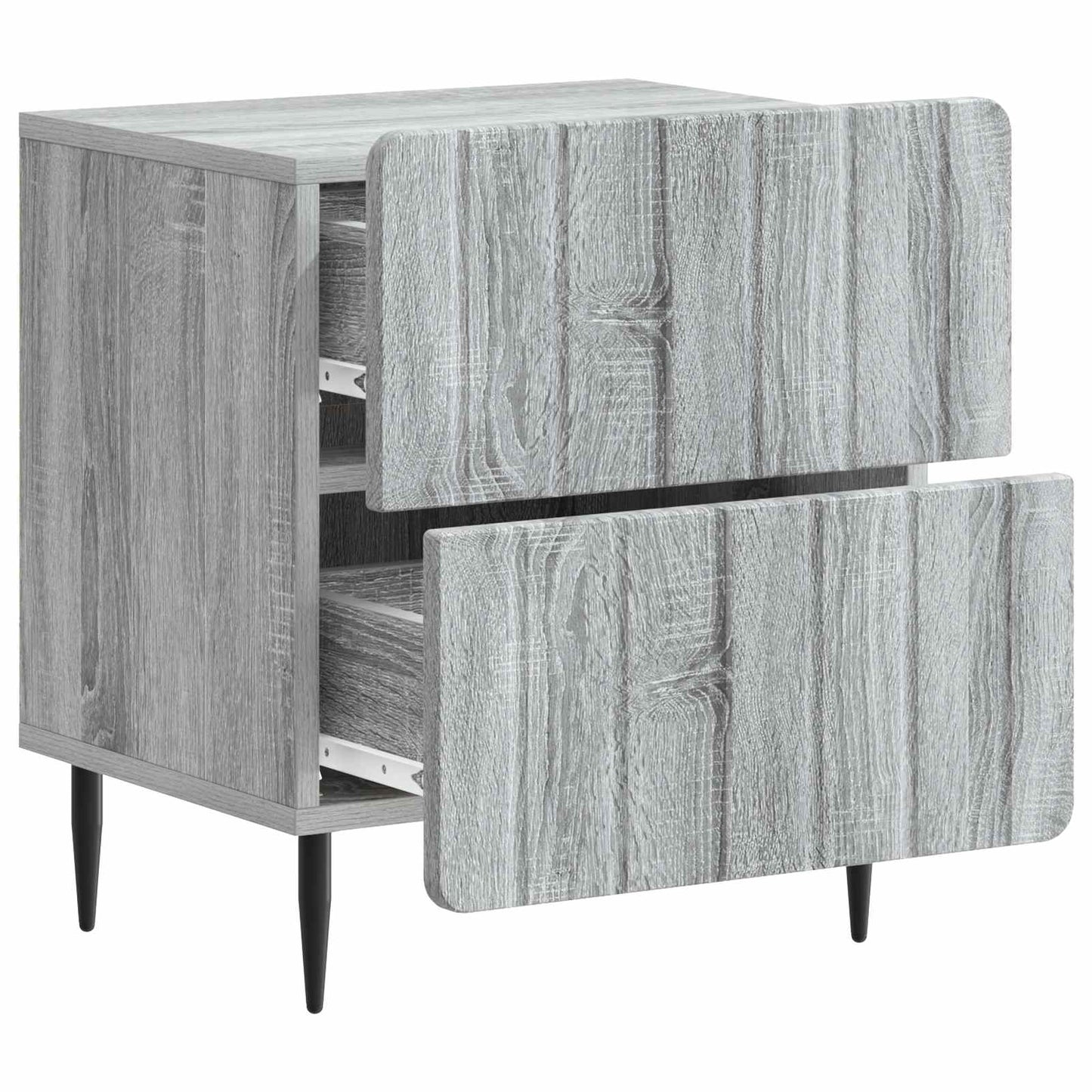 Armadio da Notte con cassetto Grigio Sonoma 43 x 34,5 x 49,5 cm