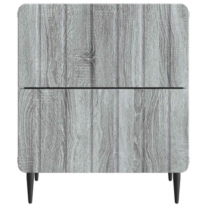 Armadio da Notte con cassetto Grigio Sonoma 43 x 34,5 x 49,5 cm