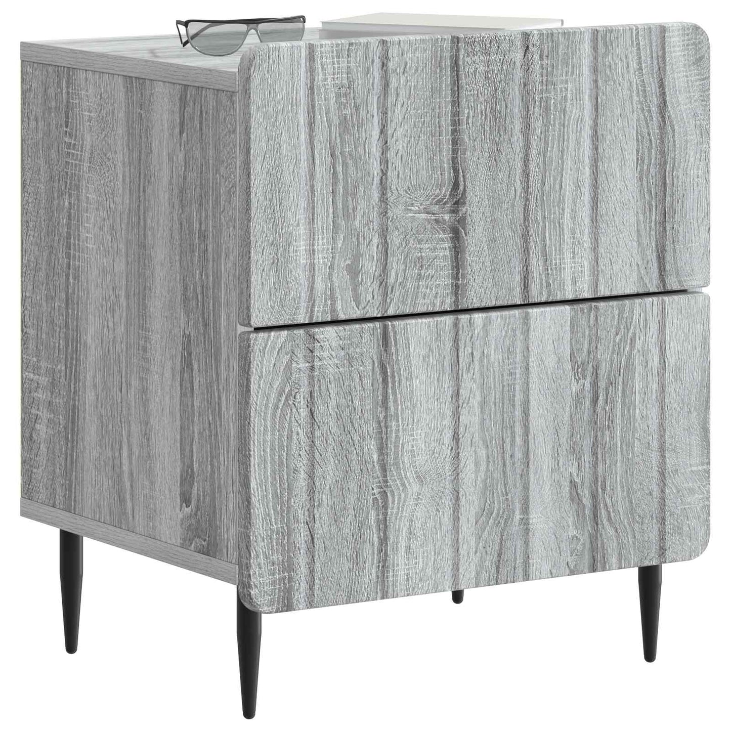 Armadio da Notte con cassetto Grigio Sonoma 43 x 34,5 x 49,5 cm