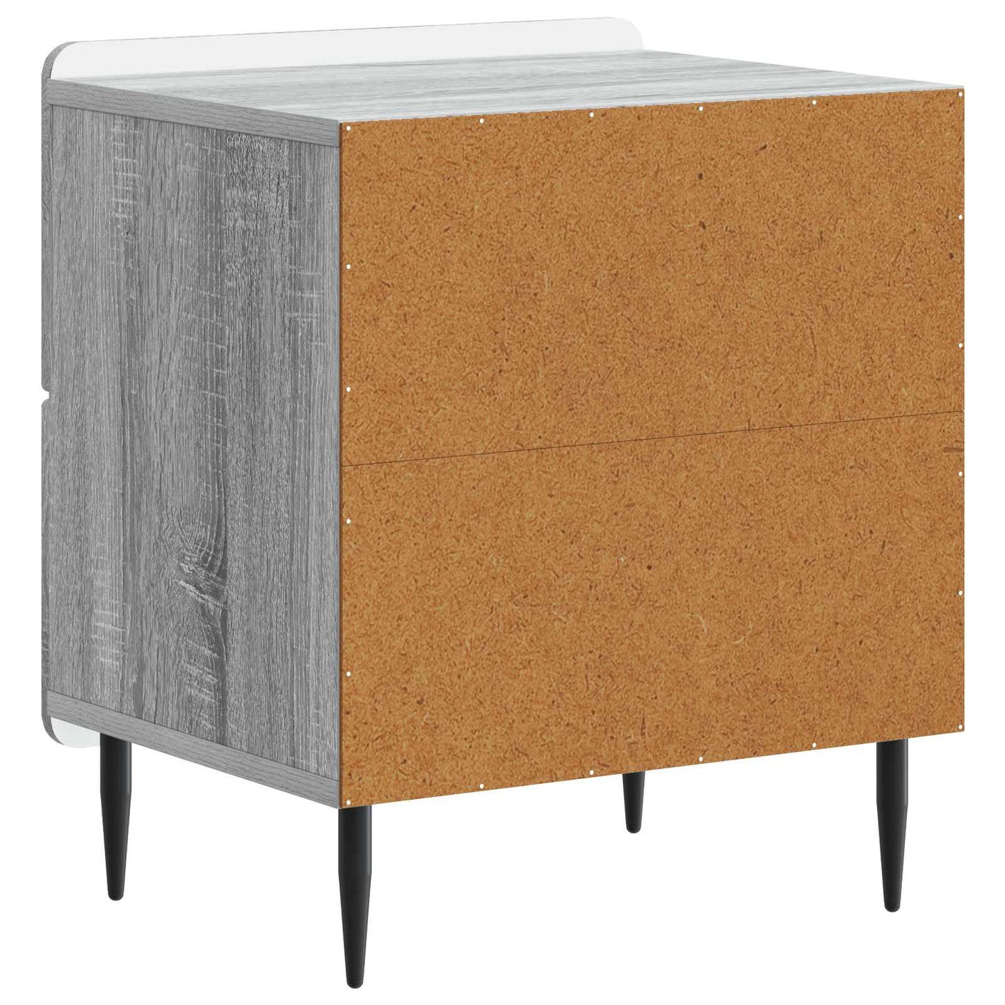 Armadio da Notte 2 pcs Grigio Sonoma 43 x 34,5 x 49,5 cm | homemem39