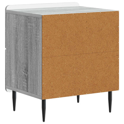 Armadio da Notte 2 pcs Grigio Sonoma 43 x 34,5 x 49,5 cm | homemem39