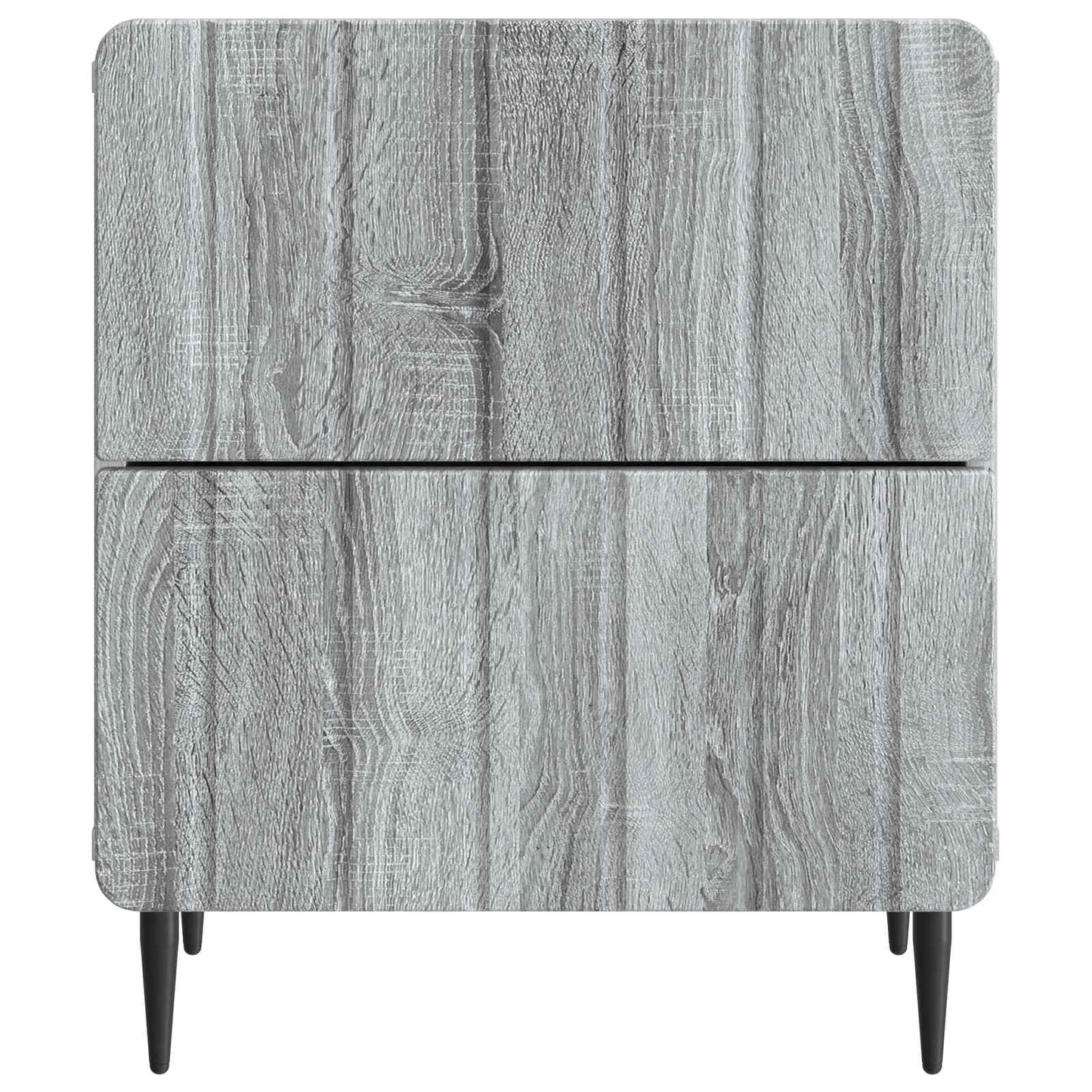Armadio da Notte 2 pcs Grigio Sonoma 43 x 34,5 x 49,5 cm