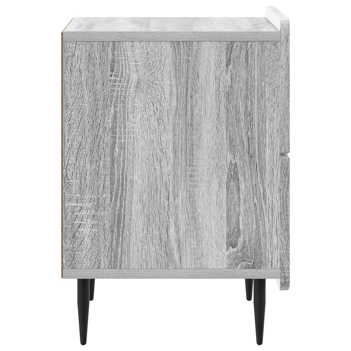 Armadio da Notte 2 pcs Grigio Sonoma 43 x 34,5 x 49,5 cm
