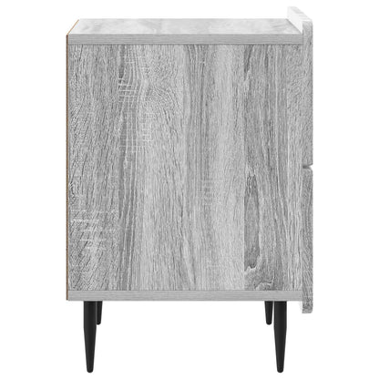 Armadio da Notte 2 pcs Grigio Sonoma 43 x 34,5 x 49,5 cm