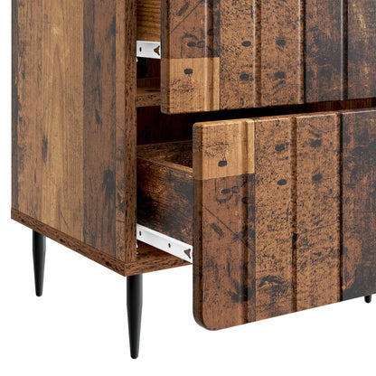 Armadio da Notte con cassetto Legno antico 43 x 34,5 x 49,5 cm
