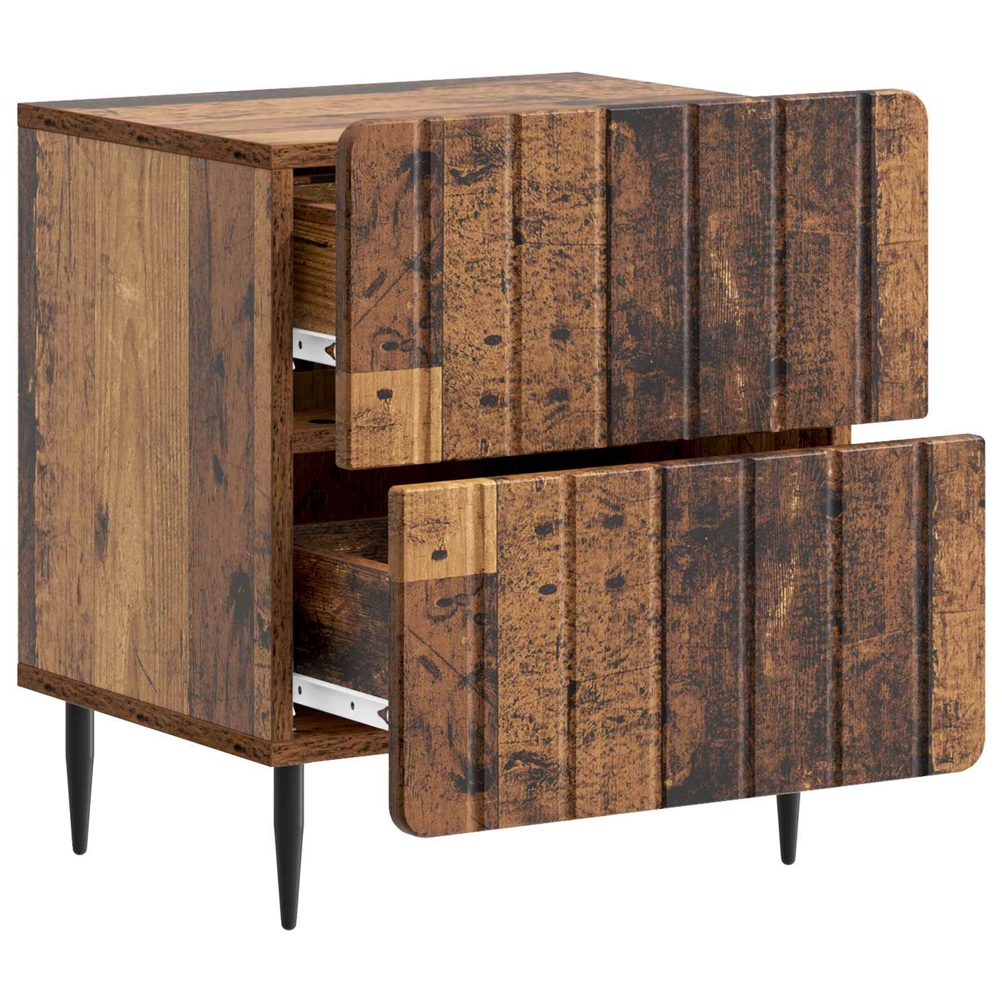 Armadio da Notte con cassetto Legno antico 43 x 34,5 x 49,5 cm