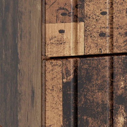 Armadio da Notte 2 pcs Legno antico 43 x 34,5 x 49,5 cm
