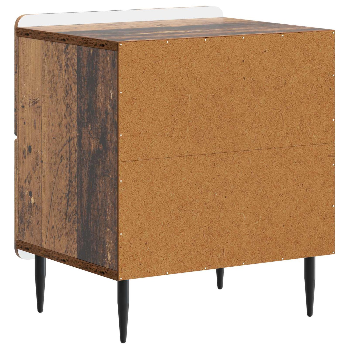 Armadio da Notte 2 pcs Legno antico 43 x 34,5 x 49,5 cm